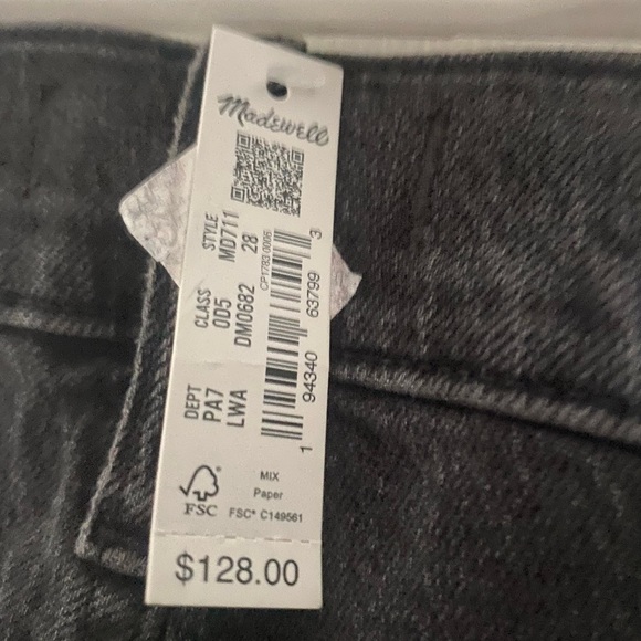 Perfect Vintage Jeans, Madewell, size 28 - Picture 4 of 5
